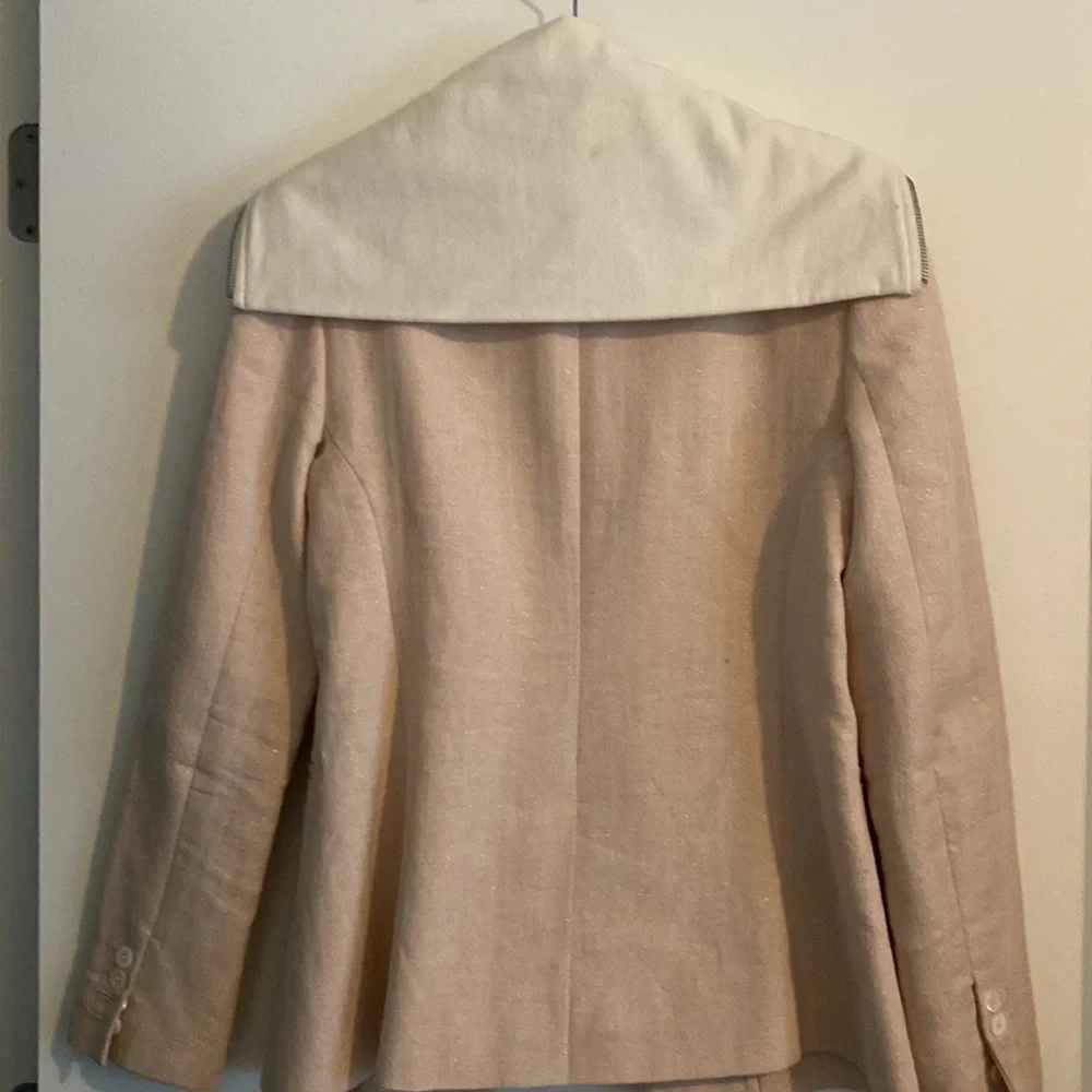 Vintage Veronica Beard 100% Linen Blazer Medium - Picture 10 of 13